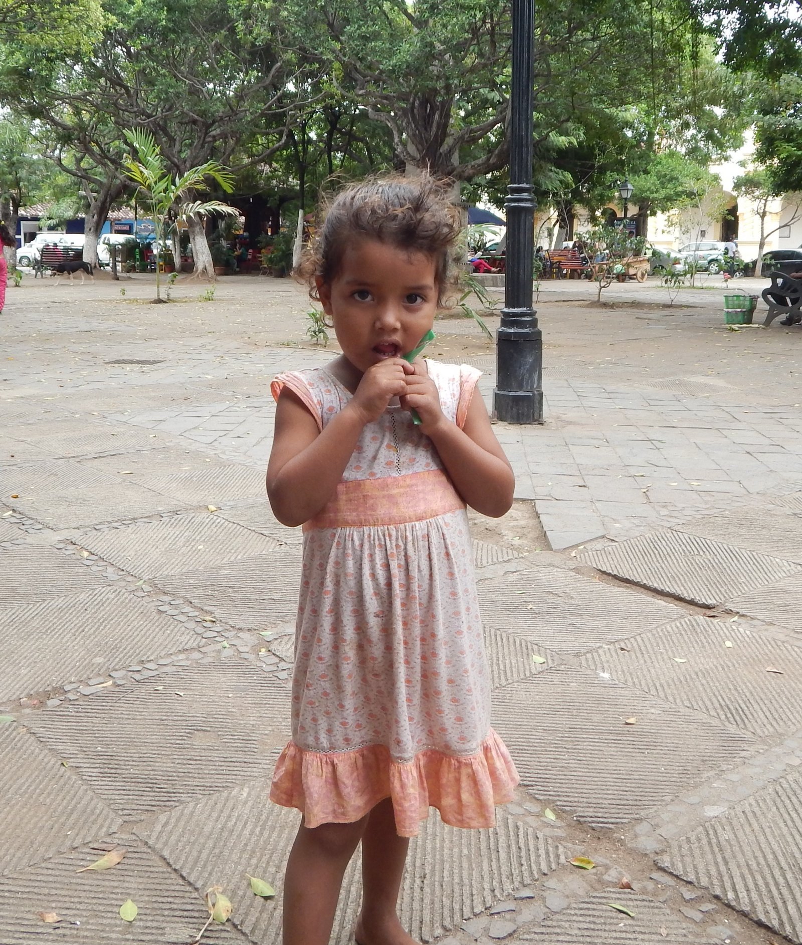 Young child outdoors in Nicaragua