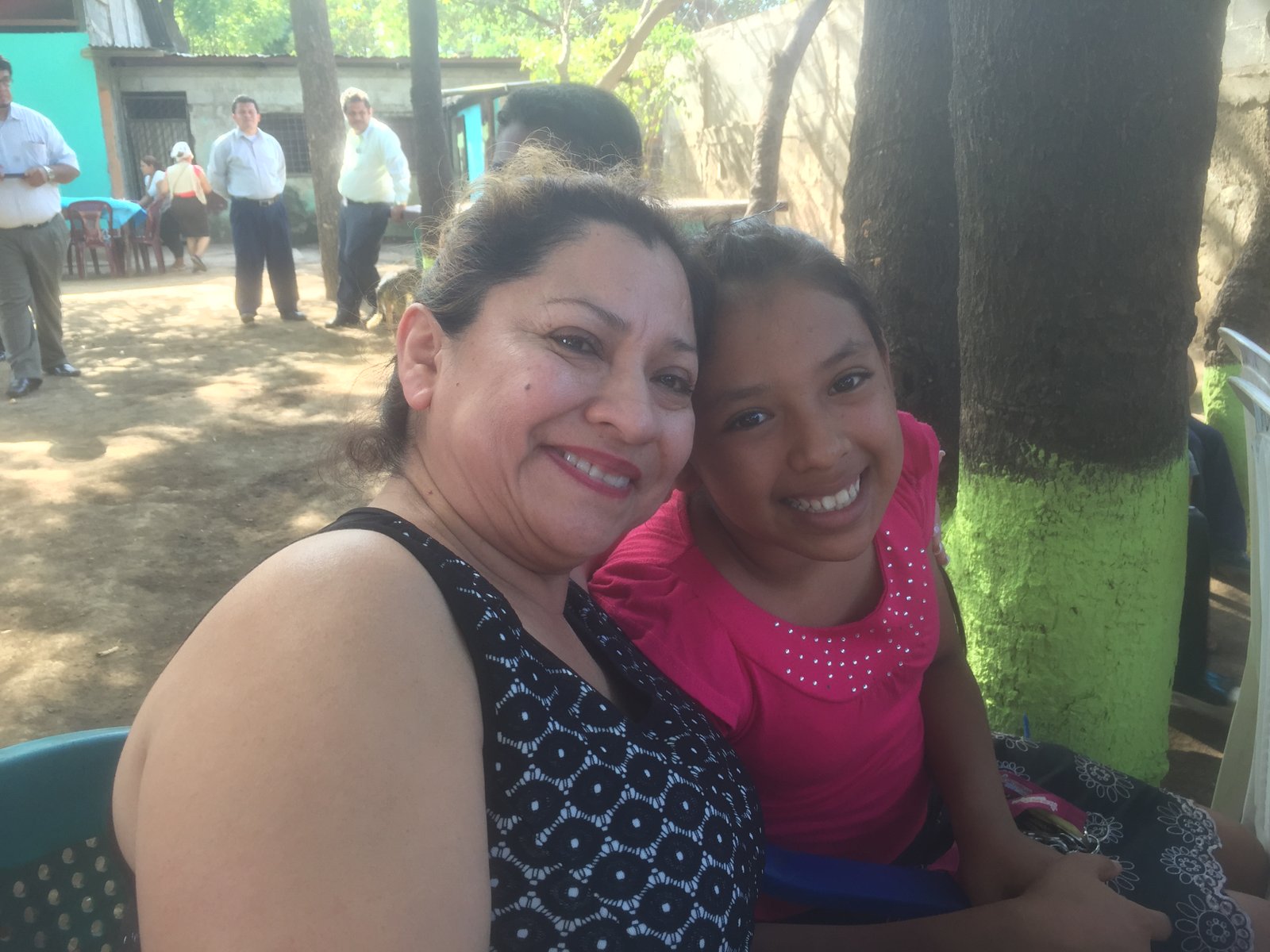 Minister Marina visiting the Christian school in Nicaragua